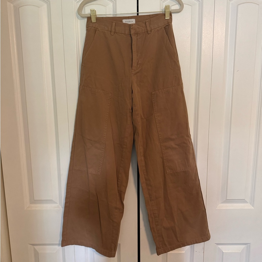 Pacsun Khaki Wide Leg Pants